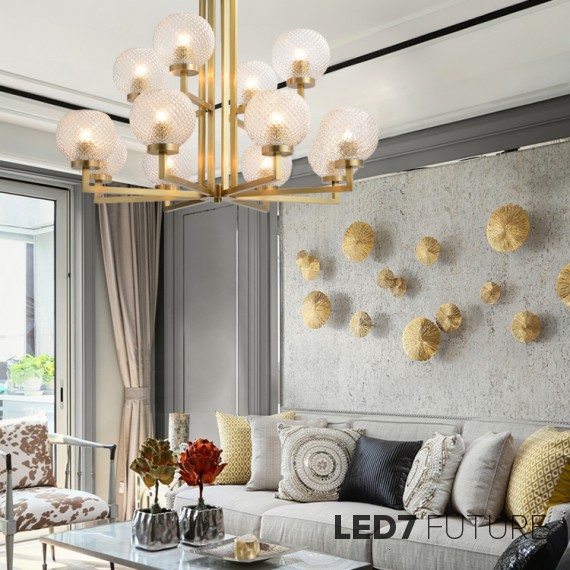 Loft Industry Modern - RBall Chandelier